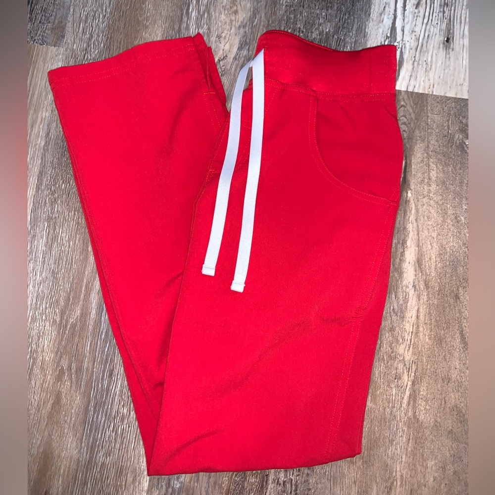 Figs- XXS Red Kade Pants